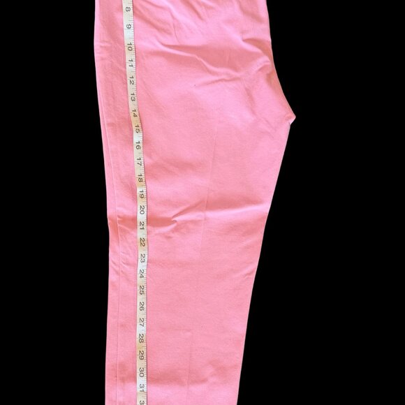 Talbots Chatham Ankle Pants Pink Slim Leg Size 14 NWT - Picture 3 of 7